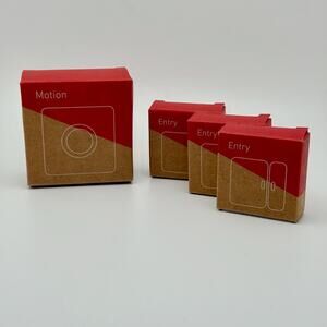 Simple Safe Motion Sensor and 3 sets Entry Sensor New in Box